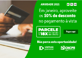 Anuidade 2021: antecipe o pagamento e garanta seu desconto