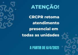 CRCPR retoma atendimento presencial
