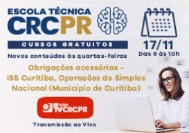 Em 17/11, Escola Técnica CRCPR apresenta 