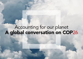 “A Contabilidade para o nosso planeta – uma conversa global na COP26” será tema de debate no dia 10/11