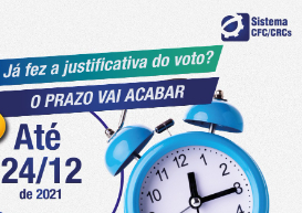 24/12 é o último dia para envio da justificativa de ausência nas eleições do CRCPR