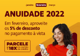 Anuidades: últimos dias para aproveitar o desconto de 5%