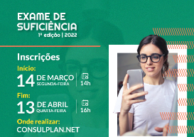 Primeira edição do Exame de Suficiência de 2022 acontece no dia 15 de maio