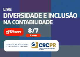 No dia 8/7, Comissão da Diversidade e Inclusão Profissional apresenta live na TV CRCPR