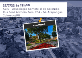 Colombo é a próxima cidade na rota do Programa CRCPR em Sua Região, na quarta, 27