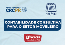 A próxima Escola Técnica CRCPR acontece no dia 19/10 e aborda 