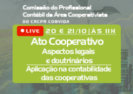 TV CRCPR realiza lives sobre Ato Cooperativo - Aspectos Legais e Doutrinários e Aplicação na Contabilidade das Cooperativas 