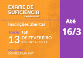 Exame de Suficiência: inscrições começaram no dia 13/2