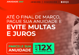 Anuidade: Março é o último mês para o pagamento sem acréscimos legais das anuidades devidas aos CRCs - Exercício 2023