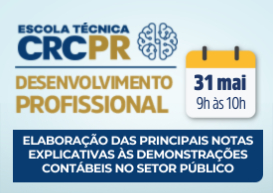 A próxima Escola Técnica CRCPR acontece no dia 31 de maio e aborda 