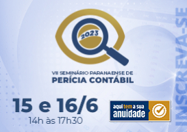 VII Seminário de Perícia Contábil já tem quase mil inscrições. Já garantiu sua vaga? Faltam poucos dias!