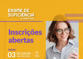 2º Exame de Suficiência 2023: inscrições abertas!