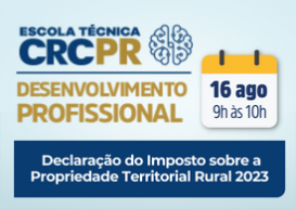 A próxima Escola Técnica CRCPR acontece no dia 16 de agosto e aborda 
