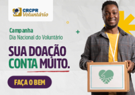 CRCPR Voluntário realiza campanha de incentivo à doação para organizações sociais durante todo o mês de agosto