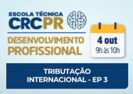 A próxima Escola Técnica CRCPR acontece no dia 4 de outubro e abordará 