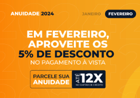 Anuidade 2024: guias com desconto de 5% para pagamento até 29 de fevereiro já podem ser emitidas no site do CRCPR