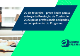 CFC prorroga o prazo para a prestação de contas do PEPC de profissionais e de capacitadoras