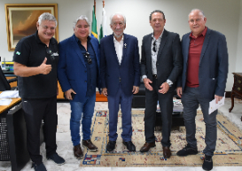 Presidente do CRCPR, Everson Breda Carlin, reúne-se com vice-governador do Paraná