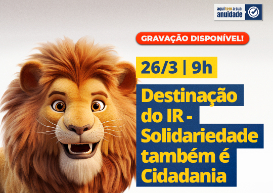 Ajuda ao próximo por meio do Imposto de Renda foi tema de live na TV CRCPR, no dia 26