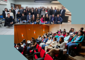 Presidente e vice-presidentes do CRCPR ministram palestras para estudantes de Ciências Contábeis em Francisco Beltrão e Curitiba
