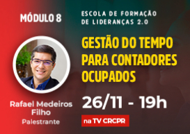 Na próxima terça-feira (26/11), Escola de Formação de Lideranças transmite segundo módulo sobre 