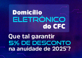 A partir de agora, profissionais que aderirem ao Domicílio Eletrônico até dia 6/12 garantirão 5% de desconto na anuidade do CRCPR 2025