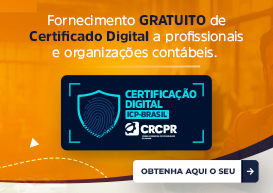 Profissionais e empresários contábeis registrados e ativos no CRCPR têm direito a certificado digital padrão ICP-Brasil gratuito
