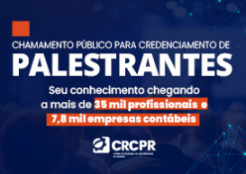 Edital do CRCPR credencia profissionais para ministrar capacitações