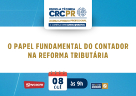 Auditor Fiscal da Receita Federal palestrará na Escola Técnica CRCPR da próxima quarta (8)