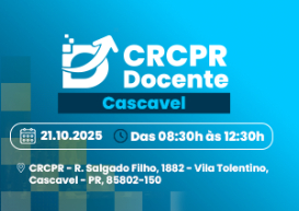 CRCPR Docente chega a Cascavel, em 21 de outubro