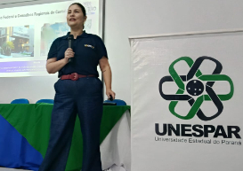 Vice-presidente de Registro do CRCPR ministra palestra na Unespar, campus de Paranaguá