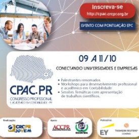 I Congresso Profissional e Acadêmico em Contabilidade do PR abre inscrições em 1º de agosto