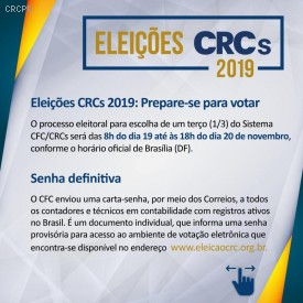 Eleição do CRCPR será online e acontecerá das 8h de 19/11 até às 18h de 20/11