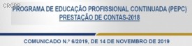 Quem não cumpriu a pontuação mínima do EPC em 2018, tem até 26/11 para apresentar justificativas