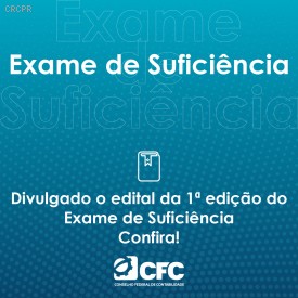 Divulgado edital do 1º Exame de Suficiência de 2020