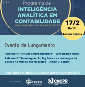 CRCPR recebe evento de lançamento do Programa de Inteligência Analítica em Contabilidade