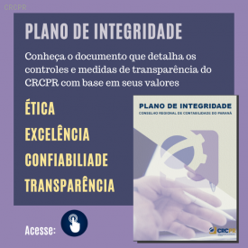 CRCPR lança Plano de Integridade