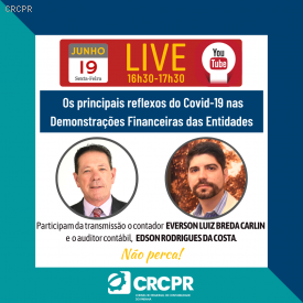 Nesta sexta (19/6), CRCPR traz Live sobre 